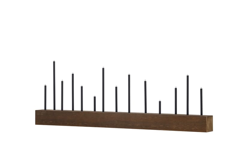 Ljusstake & kandelaber för bord Venture Home Kungsberget Ljusstake Walnut - Inredning - Ljus & dofter - Ljusstakar & ljuslyktor