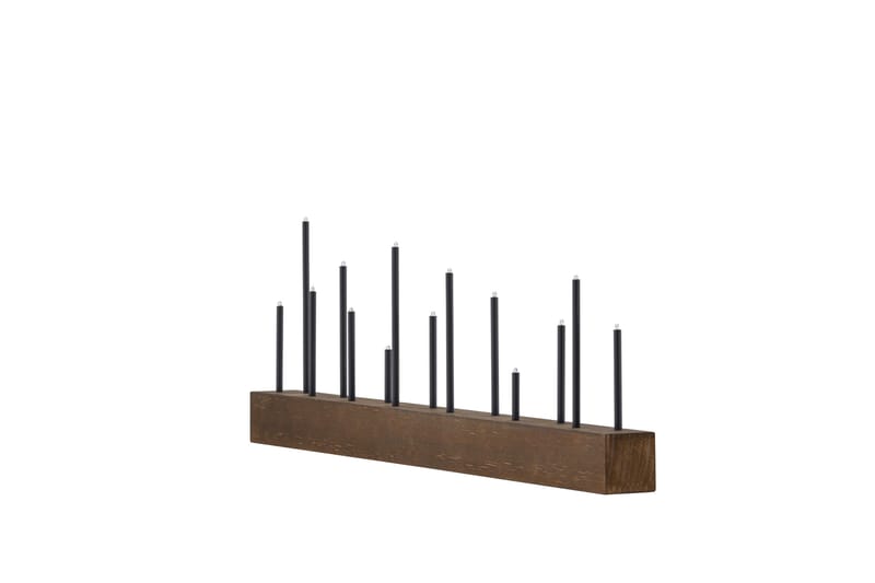 Ljusstake & kandelaber för bord Venture Home Kungsberget Ljusstake Walnut - Inredning - Ljus & dofter - Ljusstakar & ljuslyktor