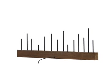 Ljusstake & kandelaber för bord Venture Home Kungsberget Ljusstake Walnut - Inredning - Ljus & dofter - Ljusstakar & ljuslyktor