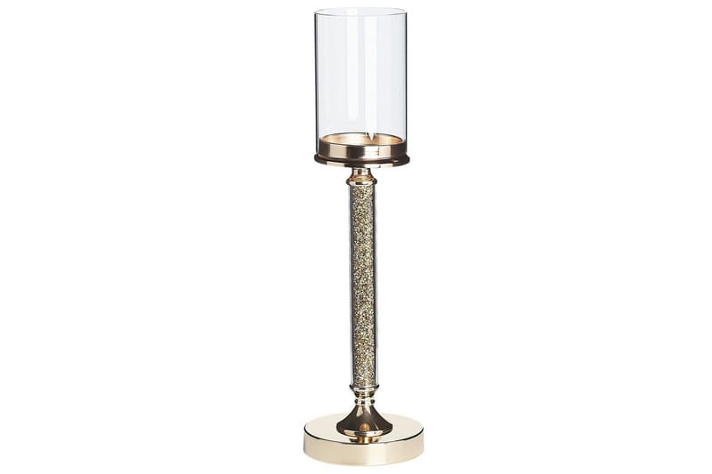Ljusstake Abbeville Guld, 13x13x48 cm - Guld, 13x13x48 cm - Inredning - Ljus & dofter - Ljusstakar & ljuslyktor