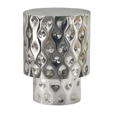 Melnor Runt sidobord 36 cm i aluminium - Silver - Inredning - Ljus & dofter - Ljushållare & ljusfat