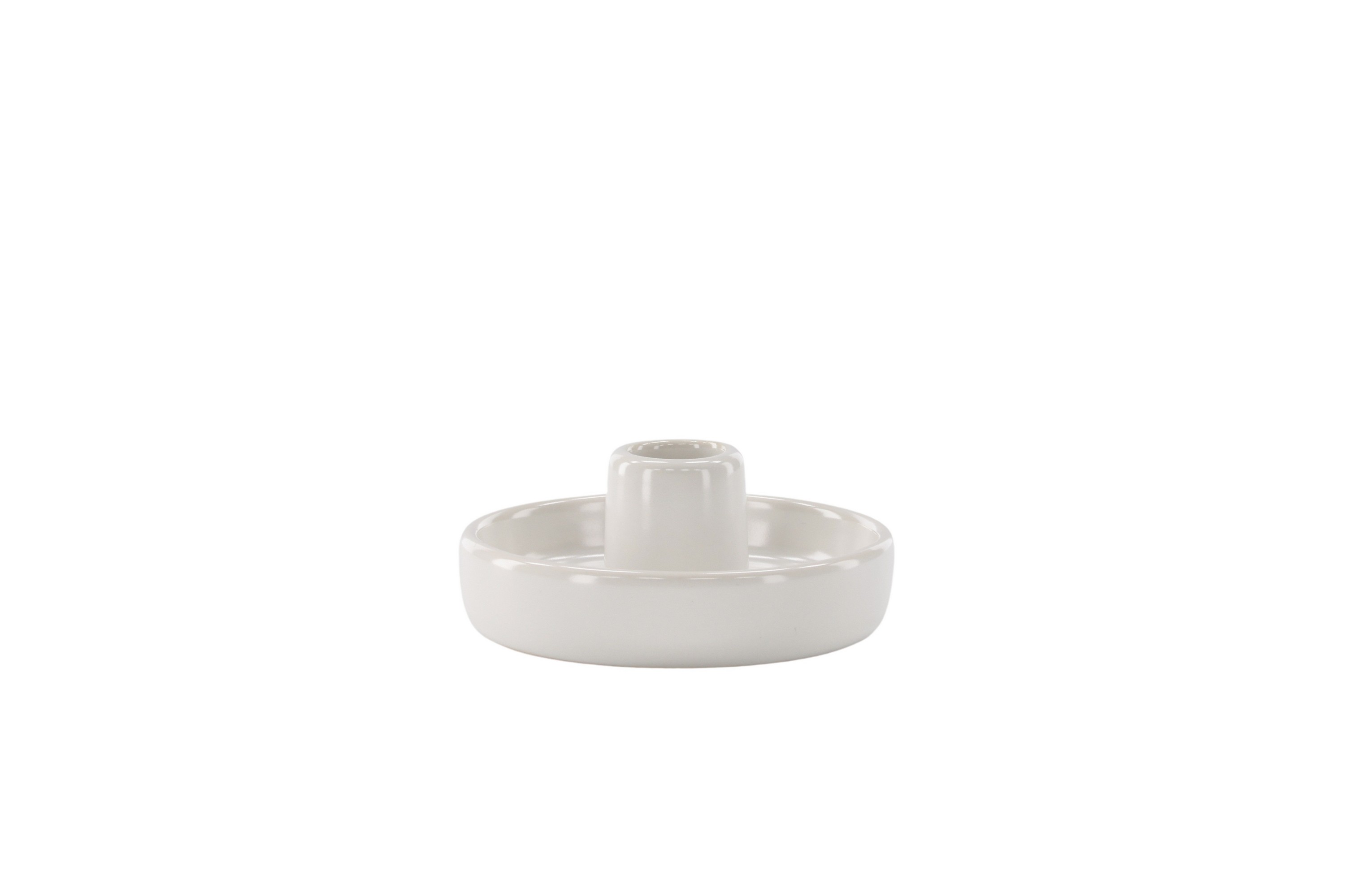 Otis Ljusstake 11x5 cm Vit