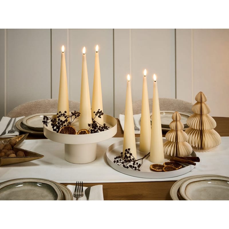 LED-ljus Aurum Set med 6 - Vit - Inredning - Dekoration & inredningsdetaljer - Julpynt & juldekoration - Julljus