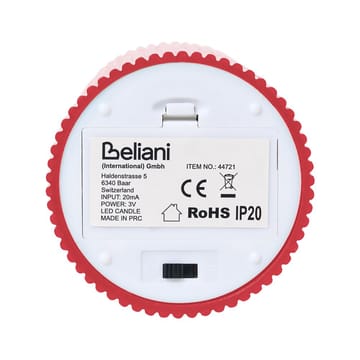 LED-ljus Noisette Set med 6 - Röd - Inredning - Dekoration & inredningsdetaljer - Julpynt & juldekoration - Julljus