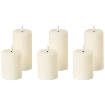 LED-ljus Noisette Set med 6 - Vit - Inredning - Ljus & dofter - Ljus & stearinljus - Kronljus & antikljus