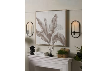 Väggljusstakar Caviana set om 2 Svart - Svart - Inredning - Ljus & dofter - Ljushållare & ljusfat