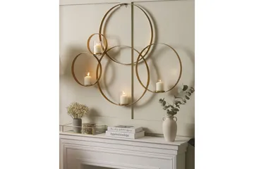 Väggljusstake Buru Guld - Guld - Inredning - Ljus & dofter - Ljushållare & ljusfat