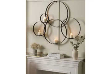 Väggljusstake Buru Svart - Svart - Inredning - Ljus & dofter - Ljushållare & ljusfat