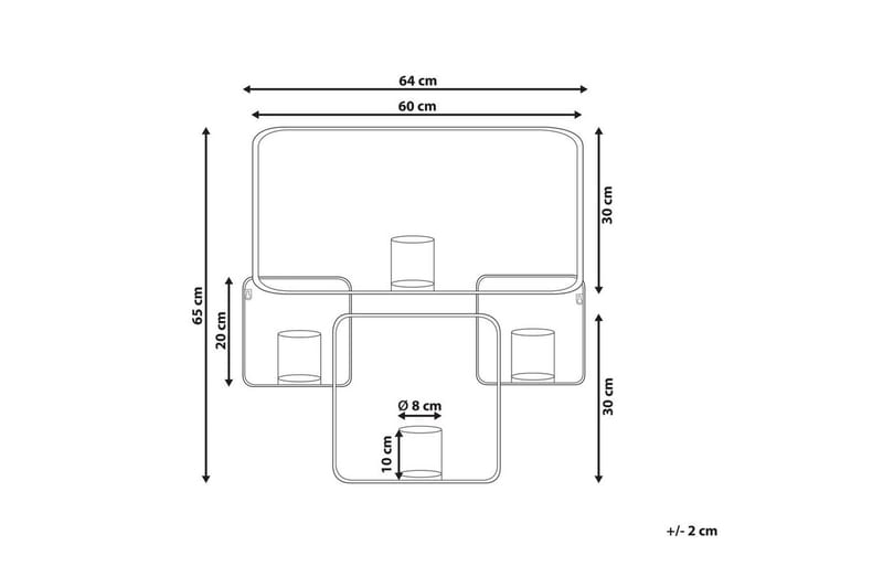 Väggljusstake Palawan - Inredning - Ljus & dofter - Ljushållare & ljusfat