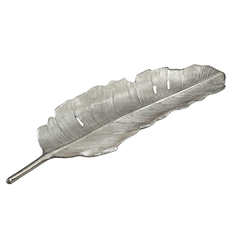 Navora Dekorationsskål Blad i aluminium - Silver - Inredning - Dekoration & inredningsdetaljer