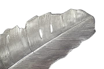 Navora Dekorationsskål Blad i aluminium - Silver - Inredning - Dekoration & inredningsdetaljer