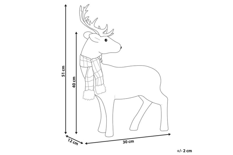 Prydnadsfigur Mustola 30x12x51 cm - 30x12x51 cm - Inredning - Dekoration & inredningsdetaljer