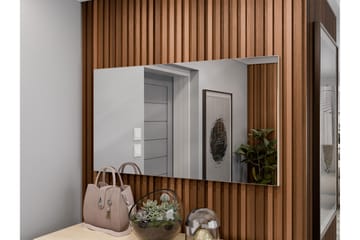 Agawal Vägghängd Spegel Rektangulär 100 cm - Brun - Inredning - Spegel - Hallspegel