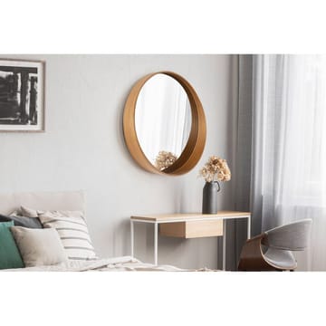 Aldrosin Vägghängd Spegel Rund 60 cm - Vit - Inredning - Spegel - Hallspegel