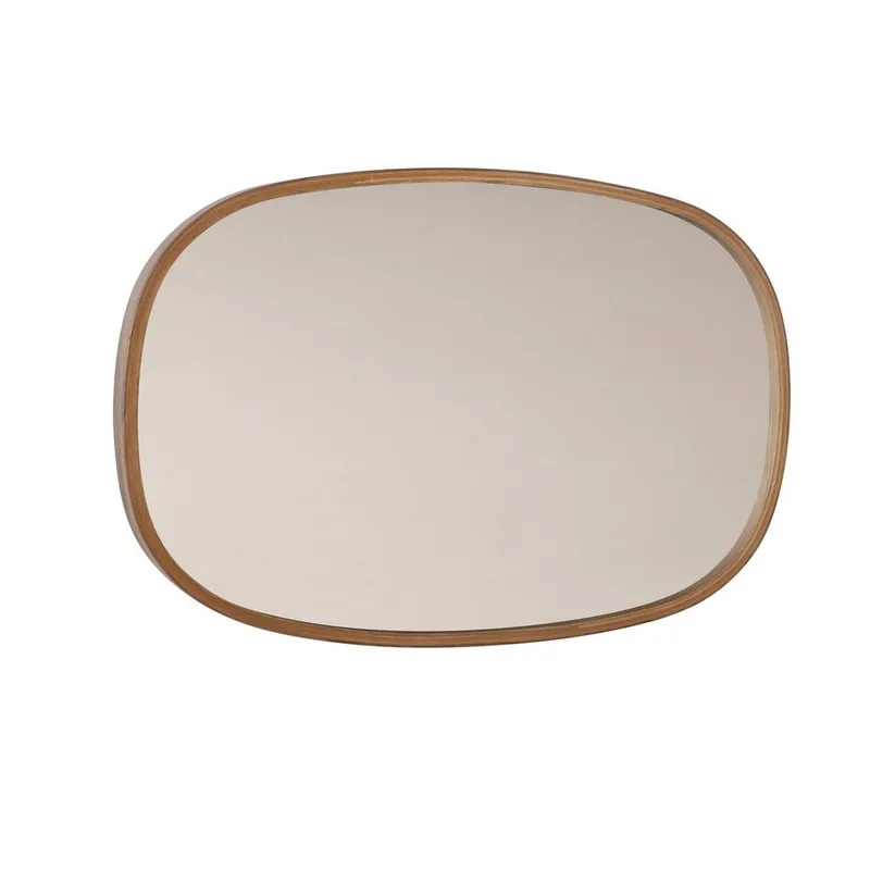 Aranfield Vägghängd Spegel Rektangulär 88 cm, Brun/Vit