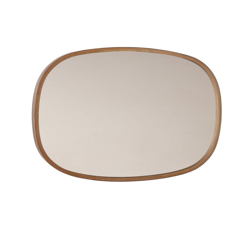 Aranfield Vägghängd Spegel Rektangulär 88 cm - Brun/Vit - Inredning - Spegel - Hallspegel