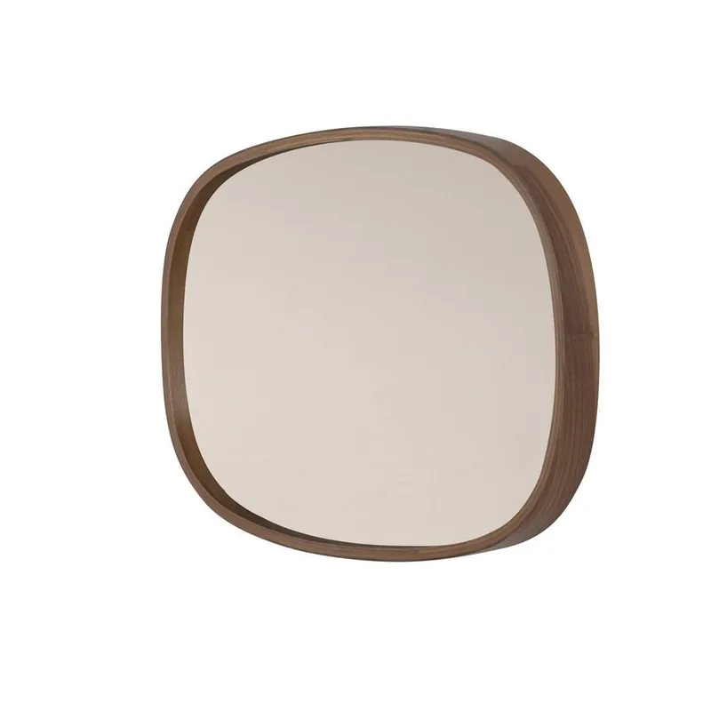 Aranfield Vägghängd Spegel Rektangulär 88 cm - Brun/Vit - Inredning - Spegel - Hallspegel