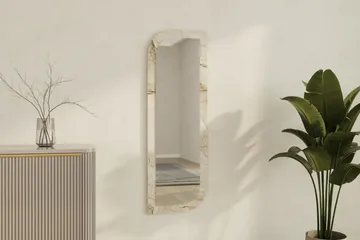 Ayana Vägghängd Spegel 40 cm - Beige - Inredning - Spegel - Hallspegel