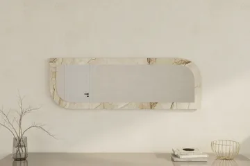 Ayana Vägghängd Spegel 40 cm - Beige - Inredning - Spegel - Hallspegel