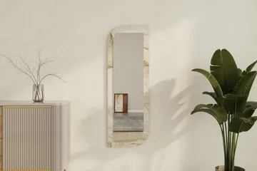 Ayana Vägghängd Spegel 40 cm - Beige - Inredning - Spegel - Hallspegel