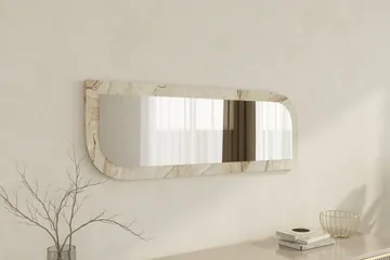 Ayana Vägghängd Spegel 40 cm - Beige - Inredning - Spegel - Hallspegel