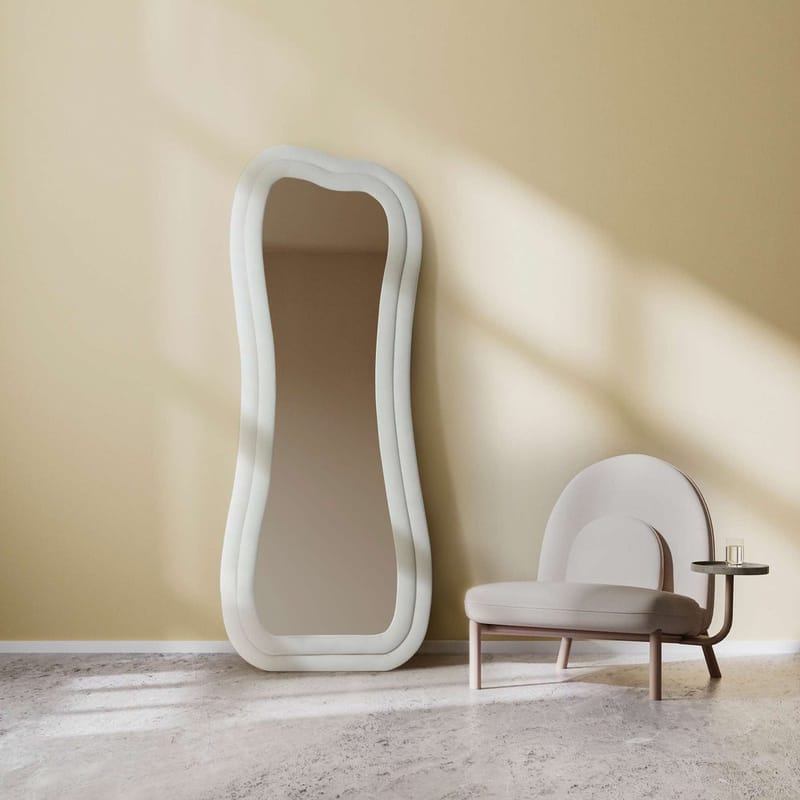 Bordentown Golvspegel 65x170 cm - Krämvit - Inredning - Spegel - Golvspegel