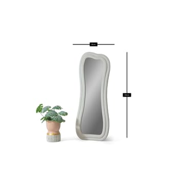 Bordentown Golvspegel 65x170 cm - Krämvit - Inredning - Spegel - Golvspegel