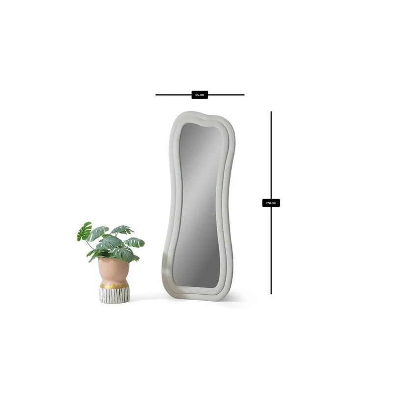 Bordentown Golvspegel 65x170 cm - Krämvit - Inredning - Spegel - Golvspegel