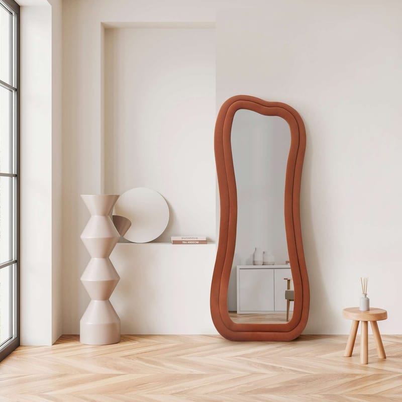 Bordentown Golvspegel 65x170 cm - Röd - Inredning - Spegel - Golvspegel