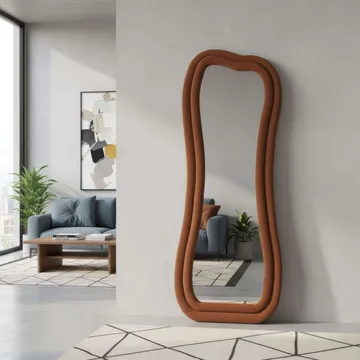 Bordentown Golvspegel 65x170 cm - Röd - Inredning - Spegel - Golvspegel