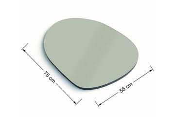 Bordsspegel Gustow - Svart - Inredning - Spegel - Bordsspegel