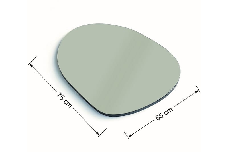 Bordsspegel Gustow - Svart - Inredning - Spegel - Bordsspegel