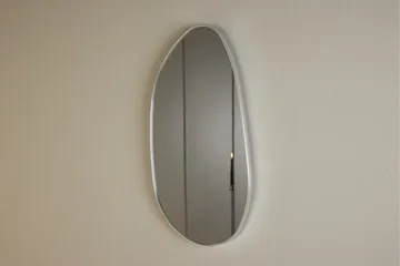 Borgholm Vägghängd Spegel 30 cm - Silver - Inredning - Spegel - Hallspegel