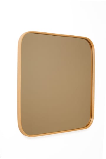 Dartmouth Dekorativ spegel 50x50x4 cm - Vit ram med ekdetaljer - Inredning - Spegel - Hallspegel