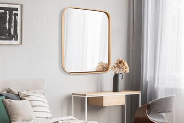 Dartmouth Dekorativ spegel 60x60x4 cm - Ek - Inredning - Spegel - Hallspegel