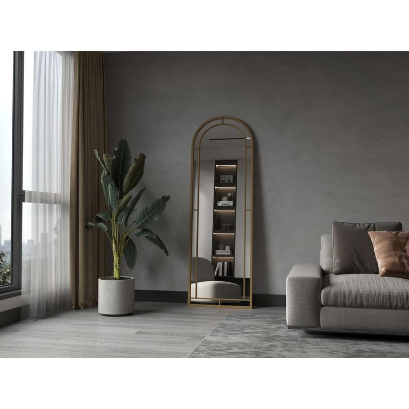Dasina Golvspegel 60x180 cm - Guld - Inredning - Spegel - Golvspegel