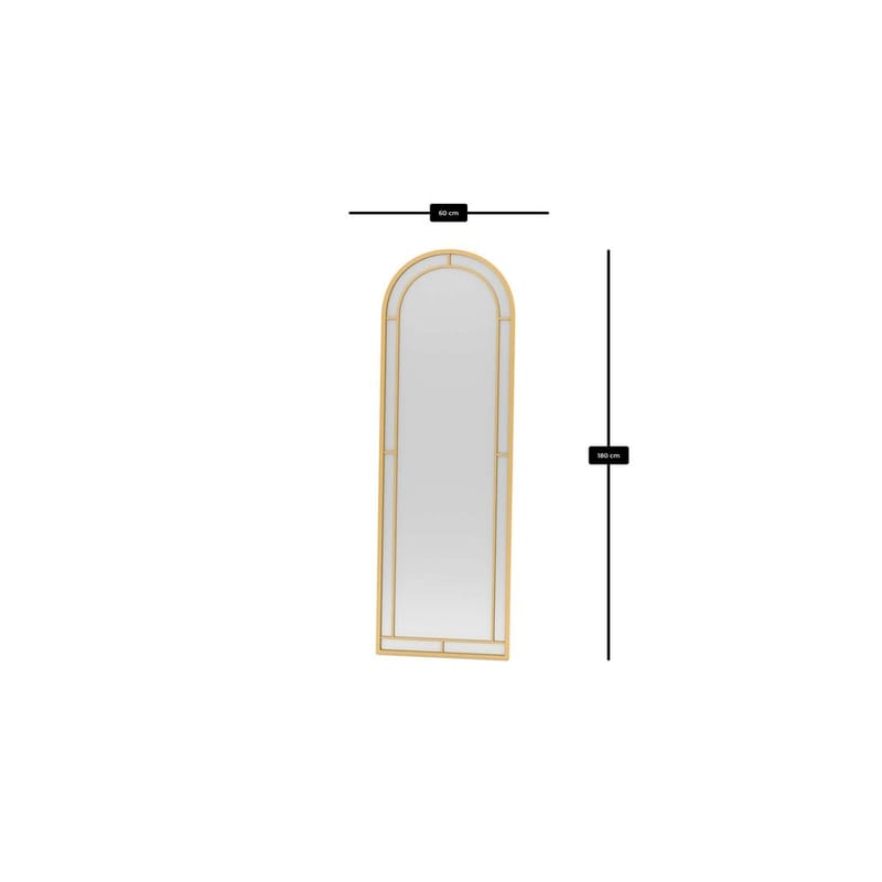 Dasina Golvspegel 60x180 cm - Guld - Inredning - Spegel - Golvspegel