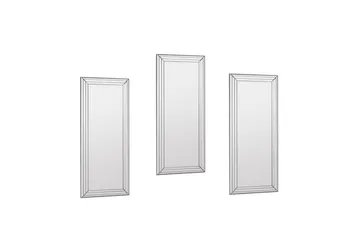 Dekorativt Spegelset (3 Delar) Heba Neom Transparent - Multifärgad - Inredning - Spegel - Hallspegel