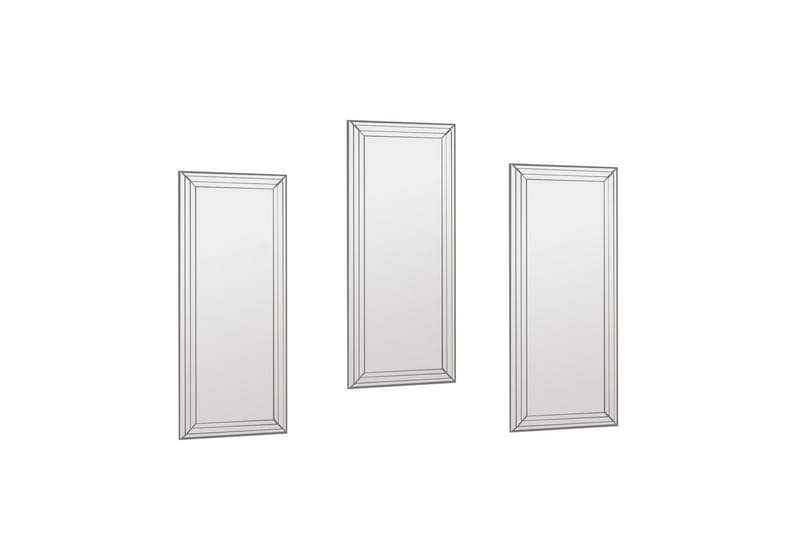Dekorativt Spegelset (3 Delar) Heba Neom Transparent - Multifärgad - Inredning - Spegel - Hallspegel