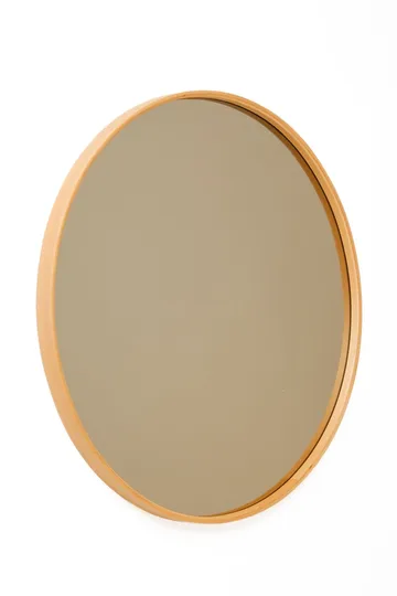 Dravik Dekorativ spegel 40x40x4 cm - vit ram med ekdetaljer - Inredning - Spegel - Hallspegel