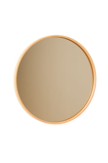 Dravik Dekorativ spegel 60x60x4 cm - Vit ram med ekdetaljer - Inredning - Spegel - Hallspegel