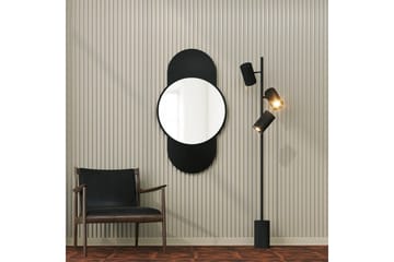 Ewelina Vägghängd Spegel Rund 60 cm - Svart - Inredning - Spegel - Hallspegel