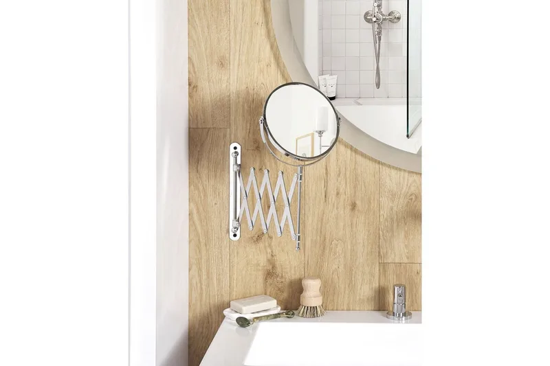 Förlängningsbar väggsminkspegel Yvelines - Inredning - Spegel - Sminkspegel