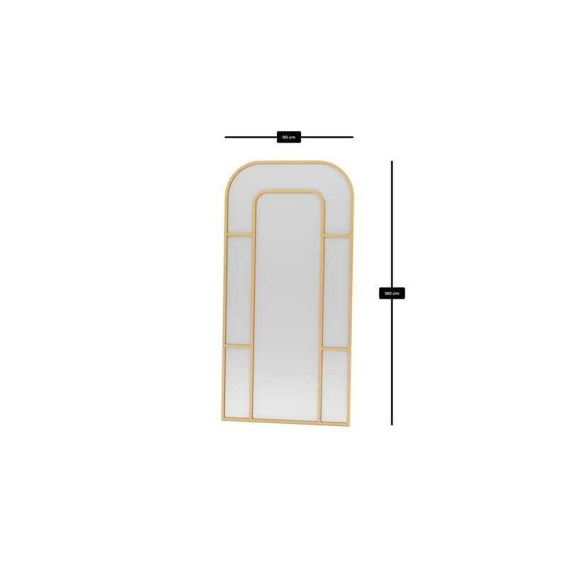 Faylen Golvspegel 90x180 cm - Guld - Inredning - Spegel - Golvspegel