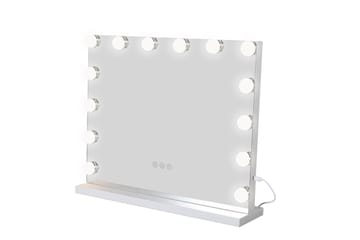 Glow Sminkspegel 50 cm med LED Belysning - Vit - Inredning - Spegel - Sminkspegel