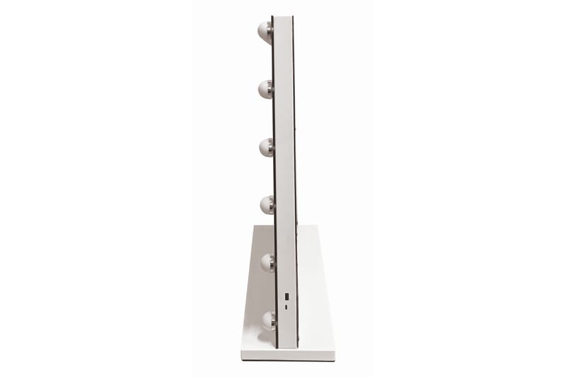Glow Stor sminkspegel 70 cm med belysning lampor - Hollywood spegel med USB-charging - Vit - Inredning - Spegel - Sminkspegel