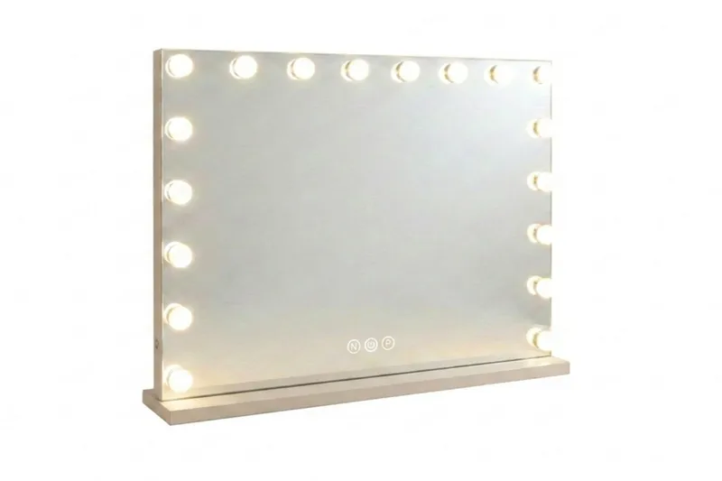 Glow Stor Sminkspegel 80 cm med belysning - Beige - Inredning - Spegel - Spegel med belysning