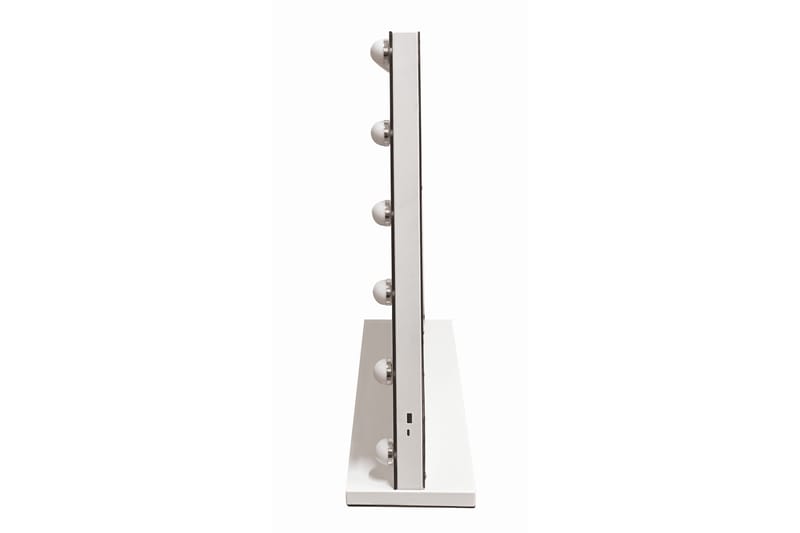Glow Stor sminkspegel 80 cm med belysning lampor - Hollywood spegel med USB-charging - Vit - Inredning - Spegel - Sminkspegel