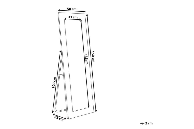 Golvspegel Ansouis Grå - Grå - Inredning - Spegel - Golvspegel