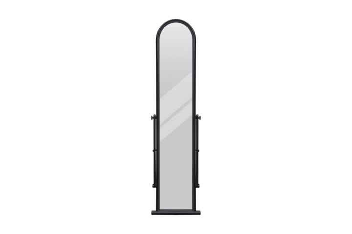 Fristående spegel 152 cm svart - Svart - Golvspegel - Helkroppsspegel